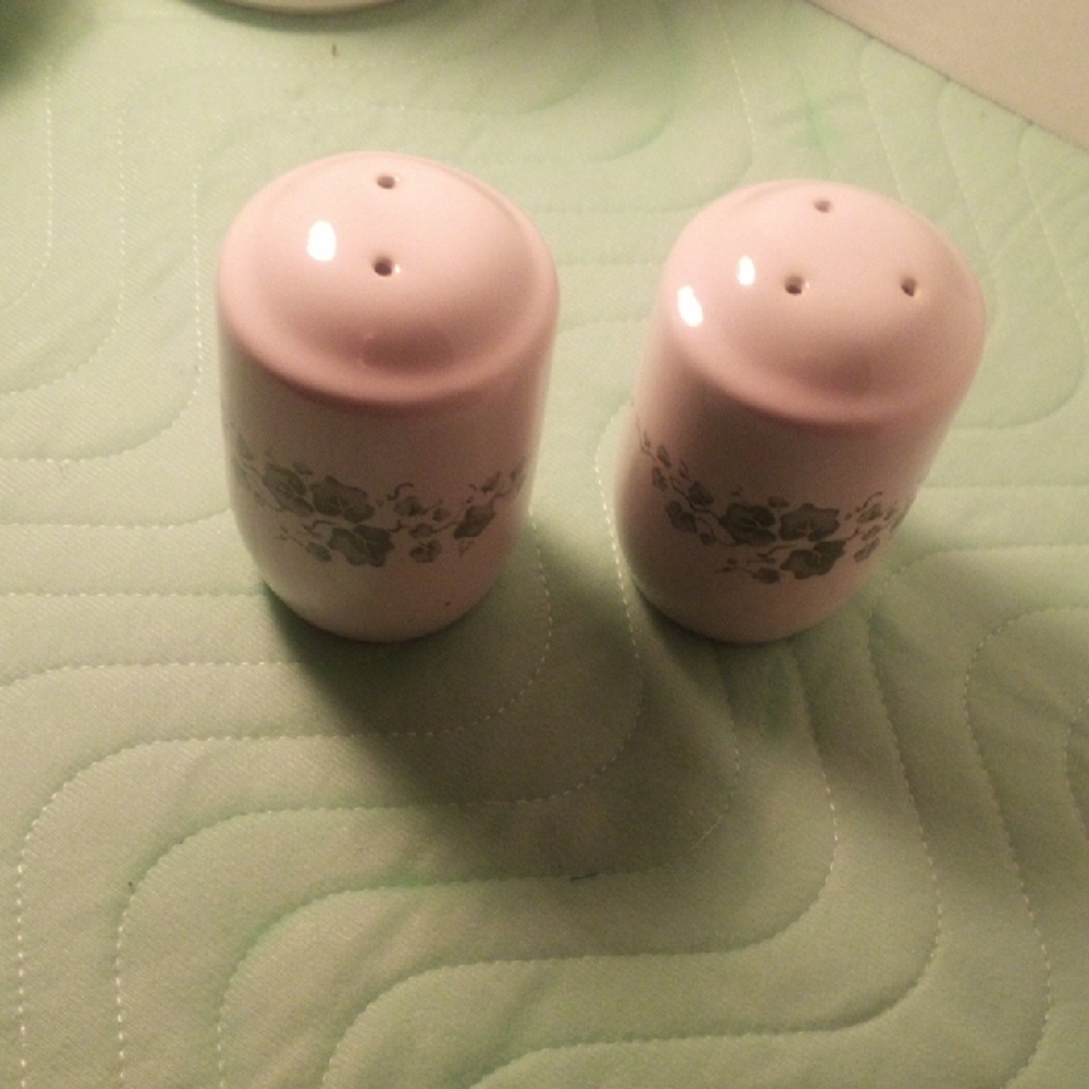 Pink Floral Salt and Pepper Shakers